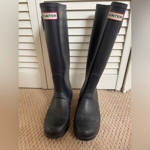 Hunter Boots Original Tall rain boot Size US 7 women/EU 38/UK 5.